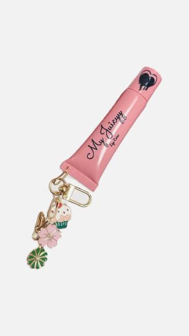 """""Strawberry cupcake charm squeeze tube