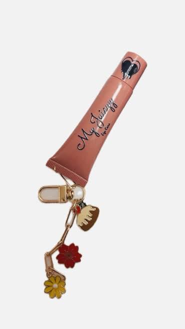 """""Banana chocolate cake charm squeeze tube